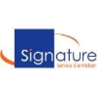 Signature service d'entretien