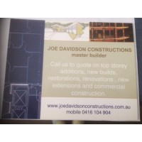 JOE DAVIDSON CONSTRUCTIONS PTY LTD