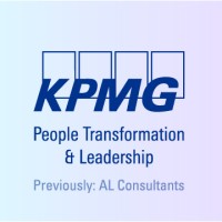 People Transformation & Leadership By KPMG Previously: AL Consultants
