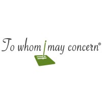 To Whom I May Concern®